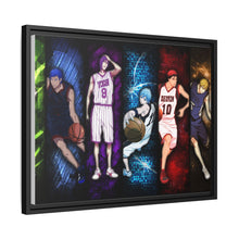 Load image into Gallery viewer, Kuroko's Basketball Tetsuya Kuroko, Daiki Aomine, Atsushi Murasakibara Canvas Framed Art Print