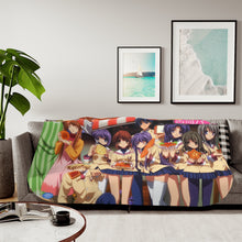 Load image into Gallery viewer, Clannad Tomoya Okazaki, Nagisa Furukawa, Tomoyo Sakagami, Kyou Fujibayashi, Fuuko Ibuki Sherpa Blanket