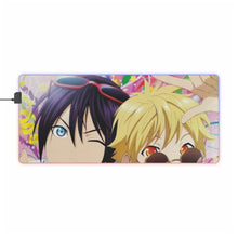 Load image into Gallery viewer, Noragami Yato, Yukine, Noragami RGB LED Mouse Pad (Desk Mat)