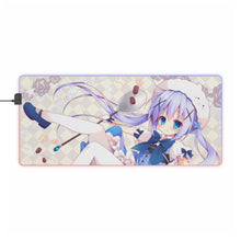Load image into Gallery viewer, Is The Order A Rabbit? RGB LED Mouse Pad (Desk Mat)