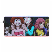 Load image into Gallery viewer, My Hero Academia Izuku Midoriya, All Might, Tsuyu Asui RGB LED Mouse Pad (Desk Mat)
