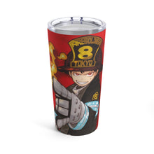 Load image into Gallery viewer, Fire Force Shinra Kusakabe Tumbler 20oz