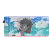 Load image into Gallery viewer, Neon Genesis Evangelion - Rei Ayanami RGB LED Mouse Pad (Desk Mat)