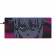 Load image into Gallery viewer, Mirai Nikki Yuno Gasai RGB LED Mouse Pad (Desk Mat)