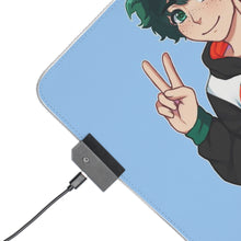 Load image into Gallery viewer, My Hero Academia Izuku Midoriya, Katsuki Bakugou RGB LED Mouse Pad (Desk Mat)