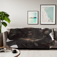 Load image into Gallery viewer, Anime Chainsaw Man Sherpa Blanket