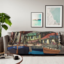 Load image into Gallery viewer, Anime Howl's Moving Castle Sherpa Blanket