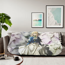 Load image into Gallery viewer, Violet Evergarden Sherpa Blanket