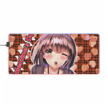 Load image into Gallery viewer, Saekano: How To Raise A Boring Girlfriend RGB LED Mouse Pad (Desk Mat)