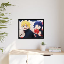 Load image into Gallery viewer, Boruto, Himawari & Akamaru Canvas Framed Art Print