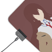 Load image into Gallery viewer, Kurisu Makise RGB LED Mouse Pad (Desk Mat)