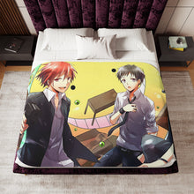 Load image into Gallery viewer, Assassination Classroom Sherpa Blanket