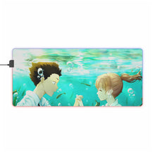 Load image into Gallery viewer, Koe No Katachi Shouko Nishimiya, Shouya Ishida RGB LED Mouse Pad (Desk Mat)