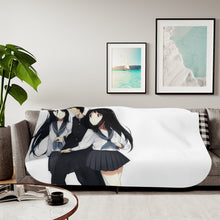 Load image into Gallery viewer, Eru Chitanda And Hōtarō Oreki Sherpa Blanket