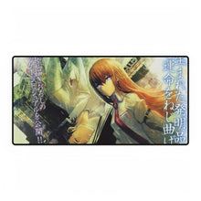 Load image into Gallery viewer, Makise Kurisu & Rintaro Okabe Mouse Pad (Desk Mat)