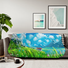 Load image into Gallery viewer, Anime Howl's Moving Castler Sherpa Blanket