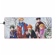 Load image into Gallery viewer, Hinata Shouyou, Kageyama Tobio, Yachi Hitoka RGB LED Mouse Pad (Desk Mat)