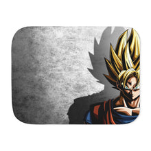 Load image into Gallery viewer, SSJ Goku Sherpa Blanket