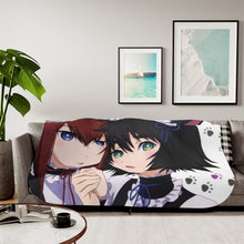 Load image into Gallery viewer, Makise and Mayuri Cosplay Sherpa Blanket