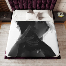 Load image into Gallery viewer, Kaneki Ken ( Tokyo Ghoul) Sherpa Blanket