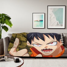 Load image into Gallery viewer, Anime Fire Force Sherpa Blanket