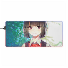 Load image into Gallery viewer, Kuzu No Honkai Hanabi Yasuraoka RGB LED Mouse Pad (Desk Mat)