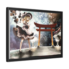 Load image into Gallery viewer, Hakurei And Marisa Kirisame Canvas Framed Art Print