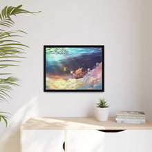 Load image into Gallery viewer, The Merry Under the Ocean Canvas Framed Art Print