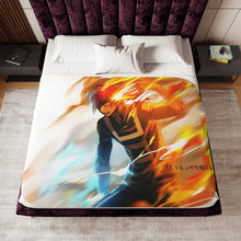 Load image into Gallery viewer, Shouto Todoroki (Boku no Hero Academia) Sherpa Blanket