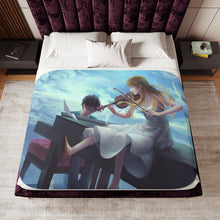 Load image into Gallery viewer, Anime Your Lie in April Sherpa Blanket