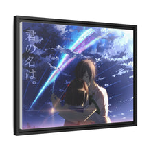 Load image into Gallery viewer, Your Name. Canvas Framed Art Print