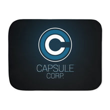 Load image into Gallery viewer, Capsule Corporation Sherpa Blanket