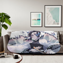 Load image into Gallery viewer, Shinobu Kochou Sherpa Blanket