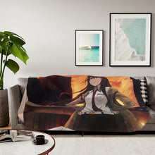 Load image into Gallery viewer, Makise Kurisu & Rintaro Okabe Sherpa Blanket