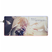 Load image into Gallery viewer, Violet Evergarden RGB LED Mouse Pad (Desk Mat)