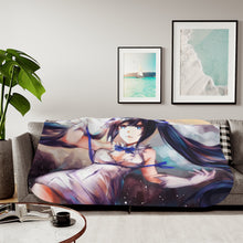 Load image into Gallery viewer, Is It Wrong To Try To Pick Up Girls In A Dungeon? Sherpa Blanket