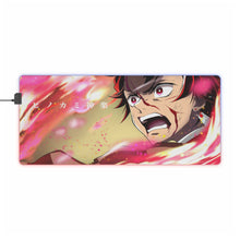 Load image into Gallery viewer, Tanjiro Kamado RGB LED Mouse Pad (Desk Mat)