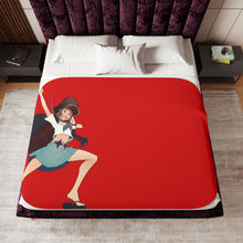 Load image into Gallery viewer, Anime Kill La Kill Sherpa Blanket
