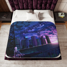 Load image into Gallery viewer, Guilty Crown Inori Yuzuriha Sherpa Blanket