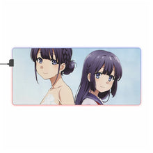 Load image into Gallery viewer, Rascal Does Not Dream of Bunny Girl Senpai RGB LED Mouse Pad (Desk Mat)