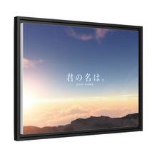 Load image into Gallery viewer, Your Name. Canvas Framed Art Print