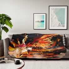 Load image into Gallery viewer, Natsu Dragonize Sherpa Blanket