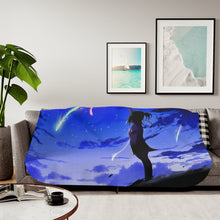 Load image into Gallery viewer, Anime Your Name. Sherpa Blanket