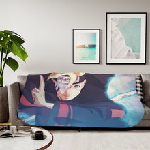Load image into Gallery viewer, Boruto Sherpa Blanket