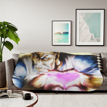 Load image into Gallery viewer, Netero From Hunter x Hunter Sherpa Blanket
