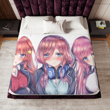 Load image into Gallery viewer, Anime The Quintessential Quintuplets Sherpa Blanket