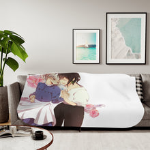 Load image into Gallery viewer, Anime Howl's Moving Castle Sherpa Blanket
