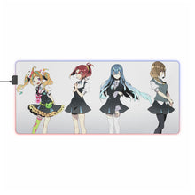 Load image into Gallery viewer, Kiznaiver Chidori Takashiro, Noriko Sonozaki, Niko Niiyama, Honoka Maki RGB LED Mouse Pad (Desk Mat)