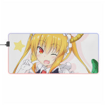 Load image into Gallery viewer, Miss Kobayashi's Dragon Maid Kobayashi San Chi No Maid Dragon, Tohru RGB LED Mouse Pad (Desk Mat)