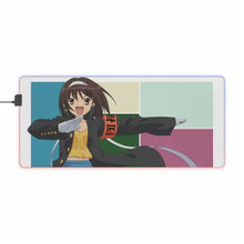 Load image into Gallery viewer, The Melancholy Of Haruhi Suzumiya RGB LED Mouse Pad (Desk Mat)